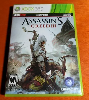 $6 • Buy Assassin's Creed III Microsoft Xbox 360 Ubisoft Havok Gameware Adobe Flash