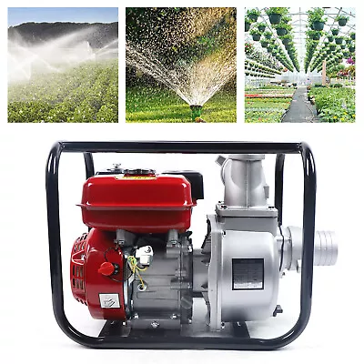 Water Semi Trash Pump 7.5HP 3  Inlet & Outlet High Pressure For Farm Irrigation • $175.75