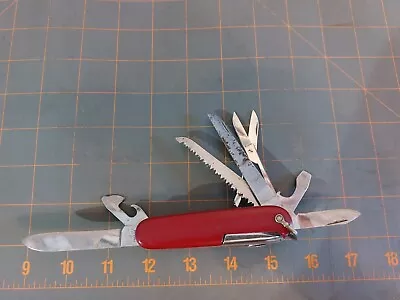 Victorinox Craftsman Swiss Army Knife 1957-1973 Crossbow Officier Suisse • $120