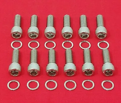 Big Block Mopar Header Bolts Kit 383 426w 440rb Engine Stainless Steel Allen Set • $13.95