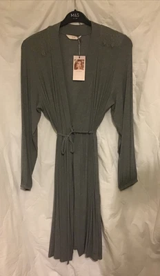 £13.99 • Buy M&S Rosie For Autograph Ladies Dressing Gown Size Large Grey BNWT