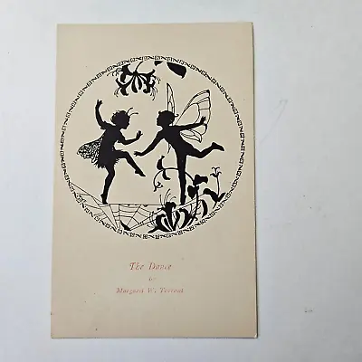 Vintage Elfin Series Silhouette Margaret Tarrant Fairies The Dance $2 Ship • $14.99