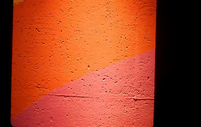 35 MM Color Slides Pro Photo Abstract Art Color Block Orange Pink 1985 #9 • £4.39