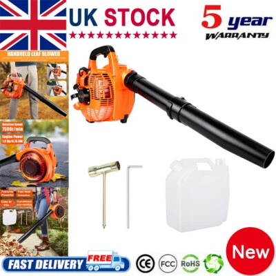 £65.99 • Buy 26CC Petrol Shoulder Strap Leaf Blower - Commercial 2 Stroke Garden Yard Tool
