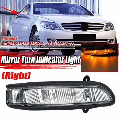 For Mercedes Benz CL CLS S E Class W211 Right Side Mirror Turn Signal Light • $26.99