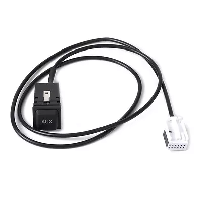 5KD035724A AUX Input Switch Jack + Cable Fit For Volkswagen Jetta Rabbit Golf • $11.14