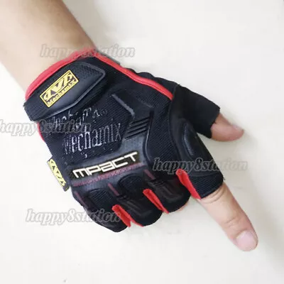 FINGERLESS Mechanix M-PACT Tactical Gloves Military Bike Sports Wear Mechanics • $13.99