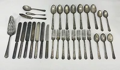 Vintage Silverware Spoons Knives Forks Lot • $15