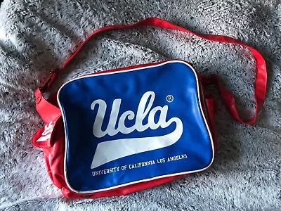 UCLA VINTAGE RETRO BAG / SATCHEL. RARE. GOOD CONDITION. Red White Blue • £22.99