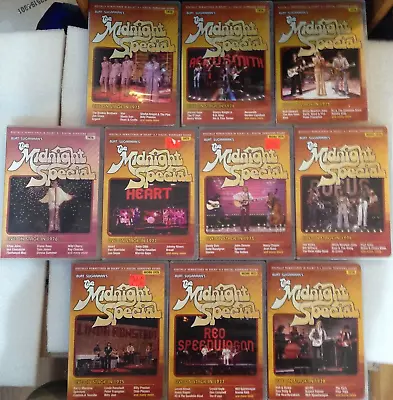 Lot Of 10 Burt Sugarman's Midnight Special DVDs 2006 73-78 + More 73-75 & 77 • $59.90