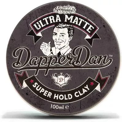 Dapper Dan Ultra Matte Super Hold Clay Hair Styling Product For Men • £11.99