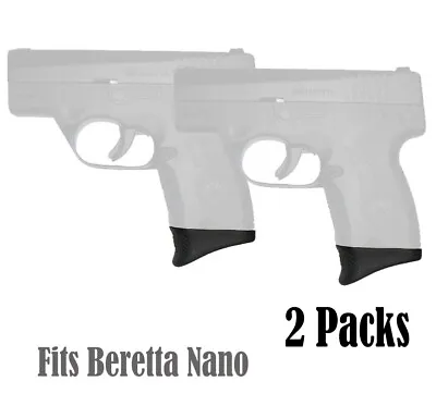 Pack Of 2 Grip Extensions  Fits BERETTA NANO Magazine (Beretta Nano/ 2PCS)  • $9.99