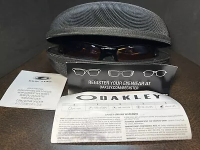 Oakley Fast Jacket#009156-05 Polished Black Frames/Persimmon Lens • $250