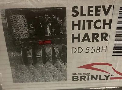 Brinly-Hardy 29-39in. Sleeve Hitch Adjustable Tow-Behind Disc Harrow DD-55BH • $299.99