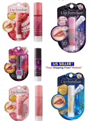 Mentholatum Fondue Shining Aurora 3D Pearl Pink Rohto Lip Balm Glitter Japan • $10.98