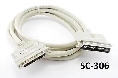 10ft SCSI-3 (HPDB68) Male To SCSI-1 (CN50) Male Cable CablesOnline SC-306 • $32.45
