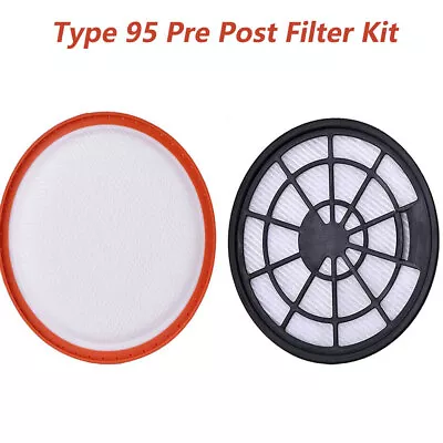 Pre & Post Motor Type 95 HEPA Filter Kit For VAX Air Stretch Pet Hoover Vacuum • £6.98