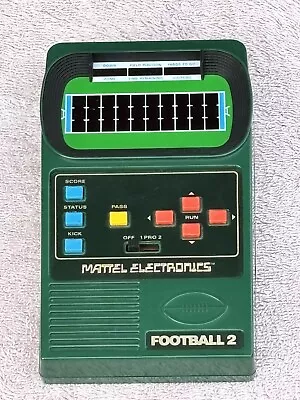 Vintage 1978 Mattel Electronics Football 2 Handheld Electronic Game Nice Shape! • $75