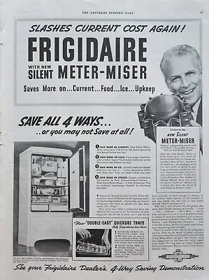 1938 Frigidaire Refrigerator Meter Miser Vintage Ad Slashes Current Cost Again • $14.95