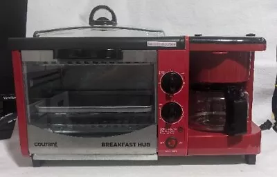 Courant Breakfast Hub 3-in-1 Coffee Maker Pan Bread Toaster Electric Oven • $83.85