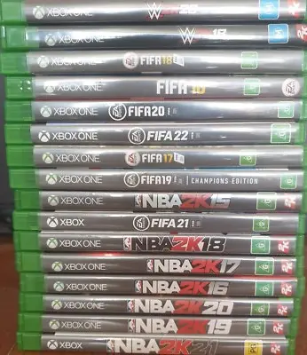 Xbox 1 FIFA NBA2K W2K Assorted Pre-owned And Excellent Condition. • $8