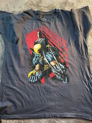 Rare Classic Xmen Wolverine Professor X Mens XXL Marvel Tshirt • £12