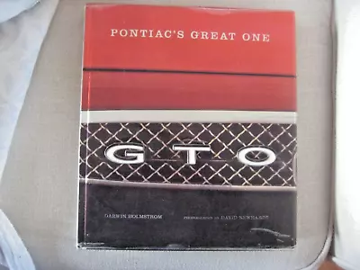 Pontiac's Great One GTO Hardcover Book • $1