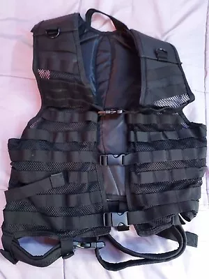 Tactical MOLLE Vest - Black • $25
