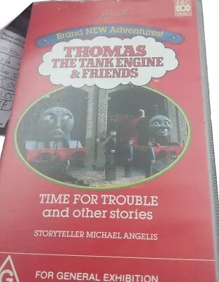 Thomas The Tank Engine & Friends (VHS 1991) Time For Trouble ABC Video HURRY... • $0.99