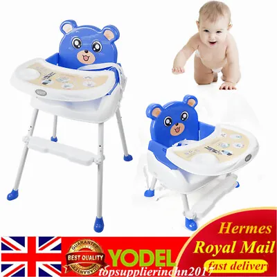 4 IN 1 Baby High Chair Seat Feeding HighChair Height Adjustable Safe Chair New! • £25