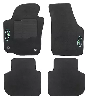 Carpet Floor Mats For 2020 To 2022 Volkswagen Passat Front & Rear Black EcoMats • $54.90