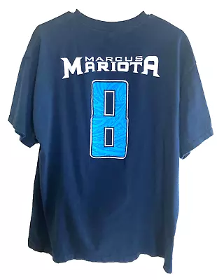 NFL Tennessee Titans Football Tee Sz XL Marcus Mariota #8 T-Shirt EX LARGE • $9.99