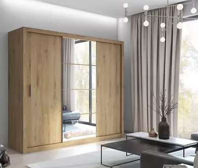 Brand New Modern Idea 01 - 3 Sliding Door Wardrobe 250cm In Oak Shetland • £489