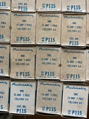 $20 • Buy NEW ITE P115 15 Amp 1 Pole 120/240V Pushmatic Bulldog Circuit Breaker