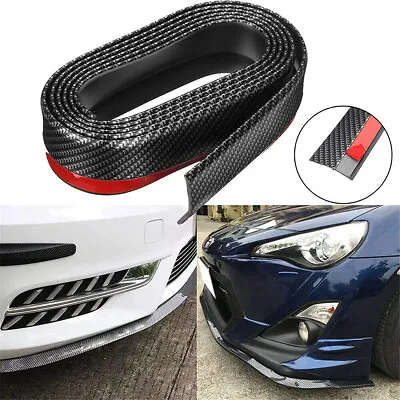 2.5M X 6CM Car Front Bumper Lip Splitter Body Spoiler Protector Rubber Universal • $22.81