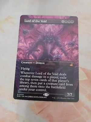 Lord Of The Void Anime Borderless Ravnica Remastered MTG NM • $7.49