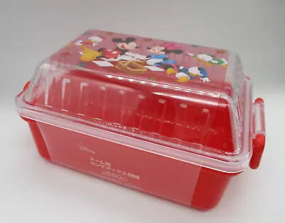 Disney Lunch Box Bento Green Dome Type 560ml Mickey And Friends  L Red • £6.75