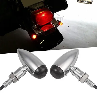 For Suzuki Boulevard C50 C90 Motorcycle Bullet Amber Blinker Turn Signal Light • $15.15