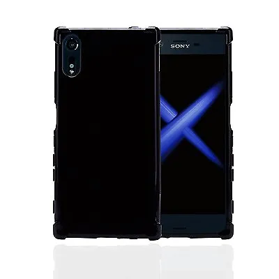 $10.99 • Buy For Xperia XZ Case Gel Silicone TPU Case Cover For Xperia XZ - Black