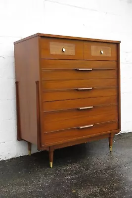 Mid Century Modern Tall Chest Of Drawers 5056 • $1100