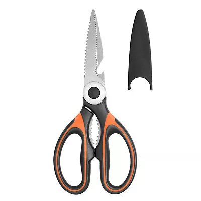 Heavy Duty Kitchen Sharp Scissors Kitchen Poultry Meat Multipurpose Scissors UK • £3.59