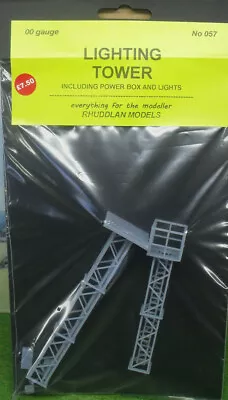 New No.57   OO GAUGE LIGHTING TOWER & LAMPS  Unpainted. Suit Hornby And Peco  • £7.50