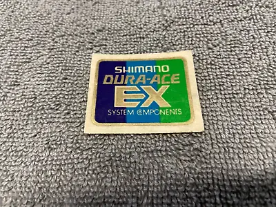 Shimano Dura Ace EX Decal Bicycle Frame Seat Tube Vintage Bicycle Sticker NOS • $9.95