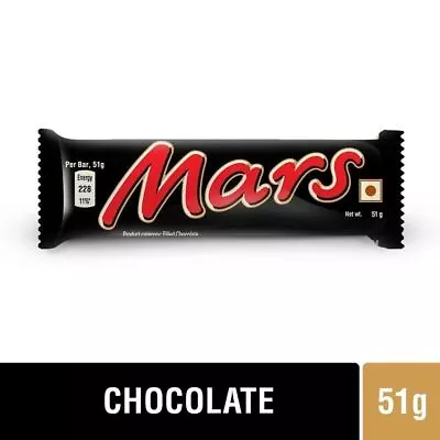 Mars Chocolate Bar With Gooey Caramel And Soft Nougat Inside 51g (Pack Of 8) • $79.75