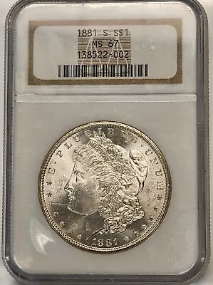 1881-S Morgan Silver Dollar San Francisco NGC MS67 • $799.94