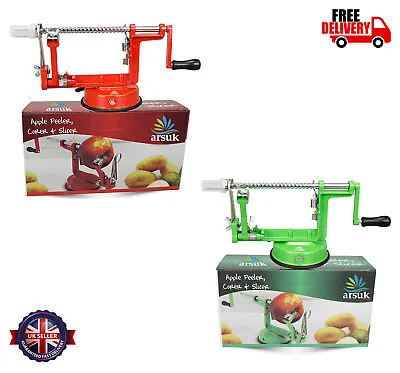 Apple Peeler Potato Vegetable Peelers Kitchen Corer Cutter Fruit Peeling Machine • £10.39