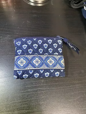 Vera Bradley Navy Nantucket Small Coin Purse. Blue. 5” • $8