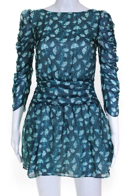 $19.99 • Buy Rachel Zoe Womens Long Sleeve Dolores Mini Dress Blue Size XS 12647829