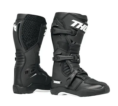 Thor MX Boots Blitz XR Dirt Bike Off Road Boot Adult 2024 BLACK • $139.95