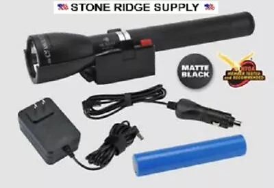 Maglite Led 3 C Rechargeable Light Ml150lrx 1082 Lumen Matte Black /free Maglite • $179.95